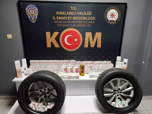 Kırklareli’nde Kaçak Sigara ve Parfüm Operasyonu: 5 Gözaltı