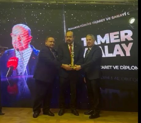 Tamer Atalay’a, “Uluslararası Ticaret ve Ekonomik Diplomasi Ödülü”