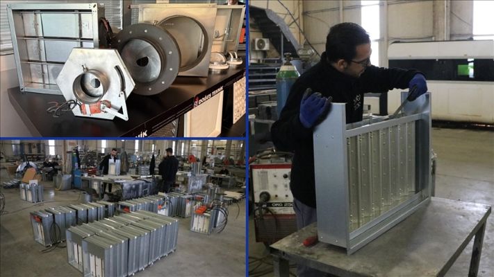 Tekirdağ’da üretilen havalandırma sistemi ekipmanları 20 ülkeye ihraç ediliyor
